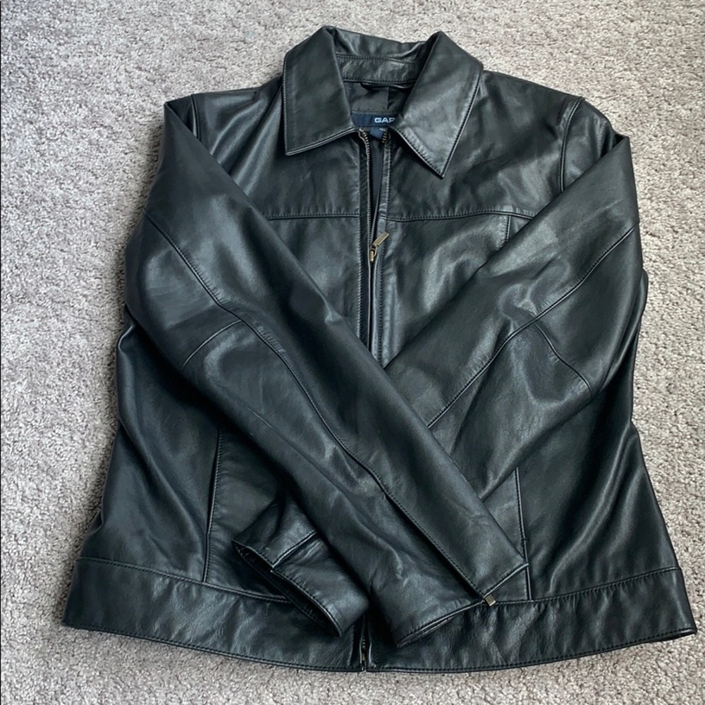 Gap Leather Jacket - image 1
